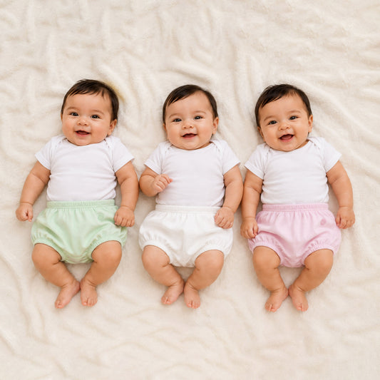 Milou Baby Cotton Bloomer Pack of 3 - Milou - Care. The Swiss Way