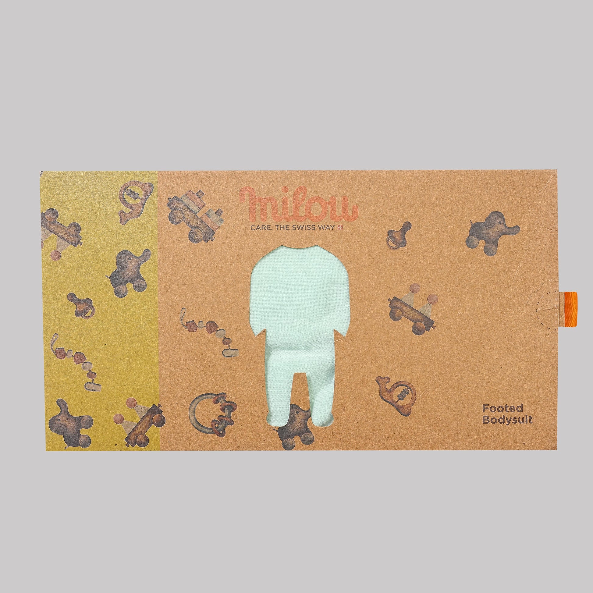 Milou Baby Cotton Footed Sleepsuit - Milou - Care. The Swiss Way Milou - Care. The Swiss Way