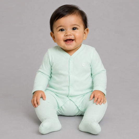 Milou Baby Cotton Footed Sleepsuit - Milou - Care. The Swiss Way