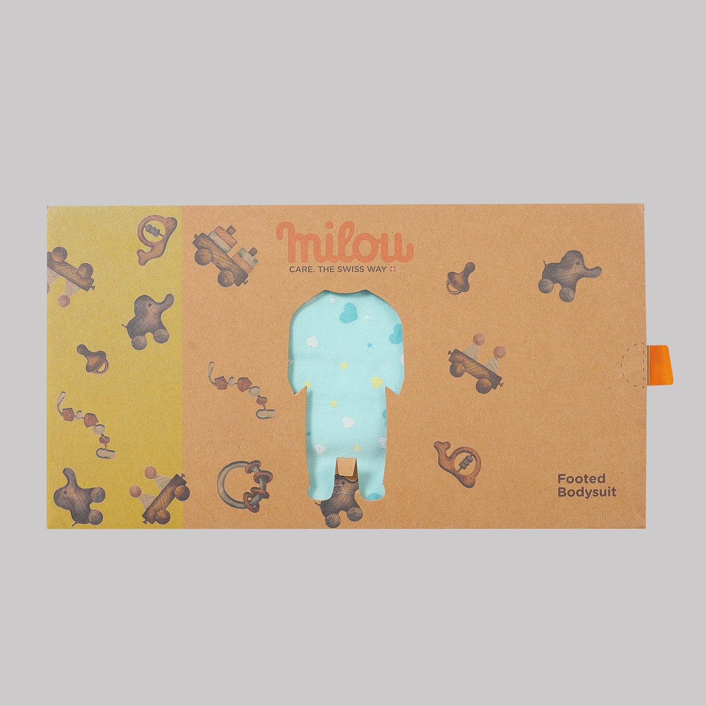 Milou Baby Cotton Footed Sleepsuit - Milou - Care. The Swiss Way