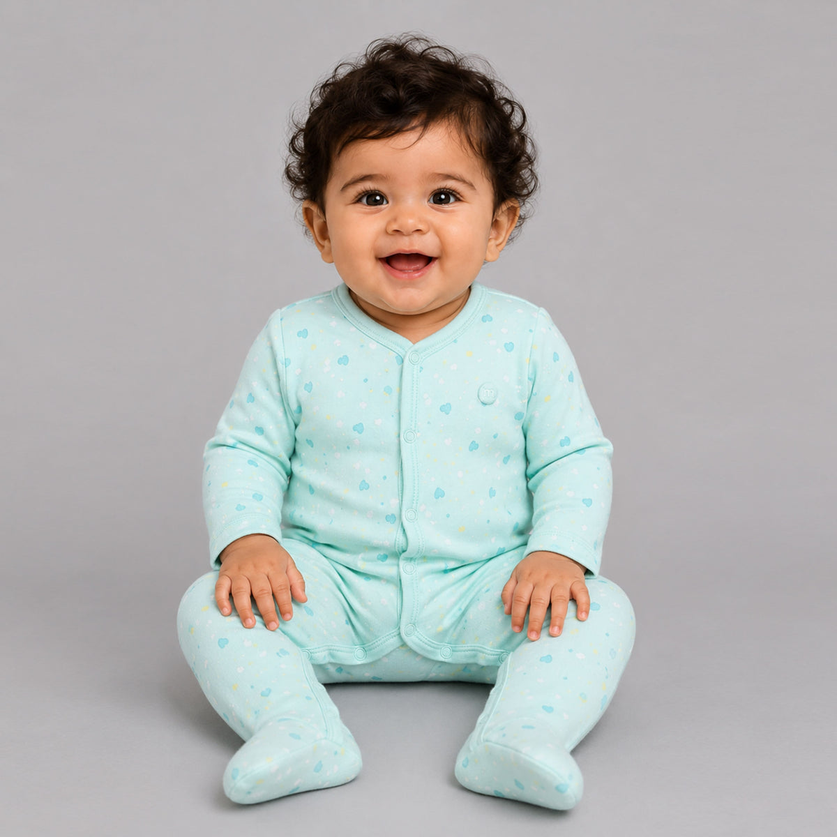Milou Baby Cotton Footed Sleepsuit - Milou - Care. The Swiss Way
