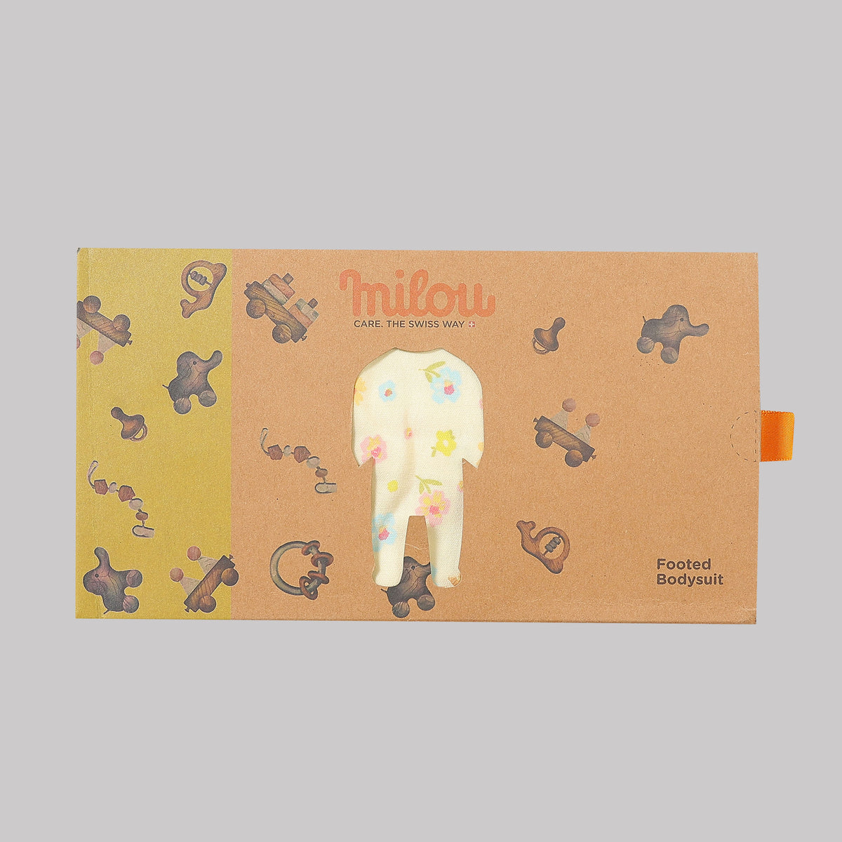 Milou Baby Cotton Footed Sleepsuit - Milou - Care. The Swiss Way Milou - Care. The Swiss Way