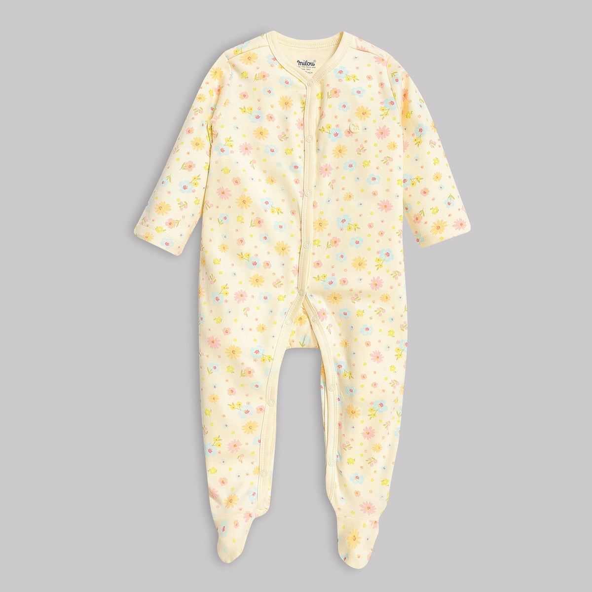 Milou Baby Cotton Footed Sleepsuit - Milou - Care. The Swiss Way Milou - Care. The Swiss Way