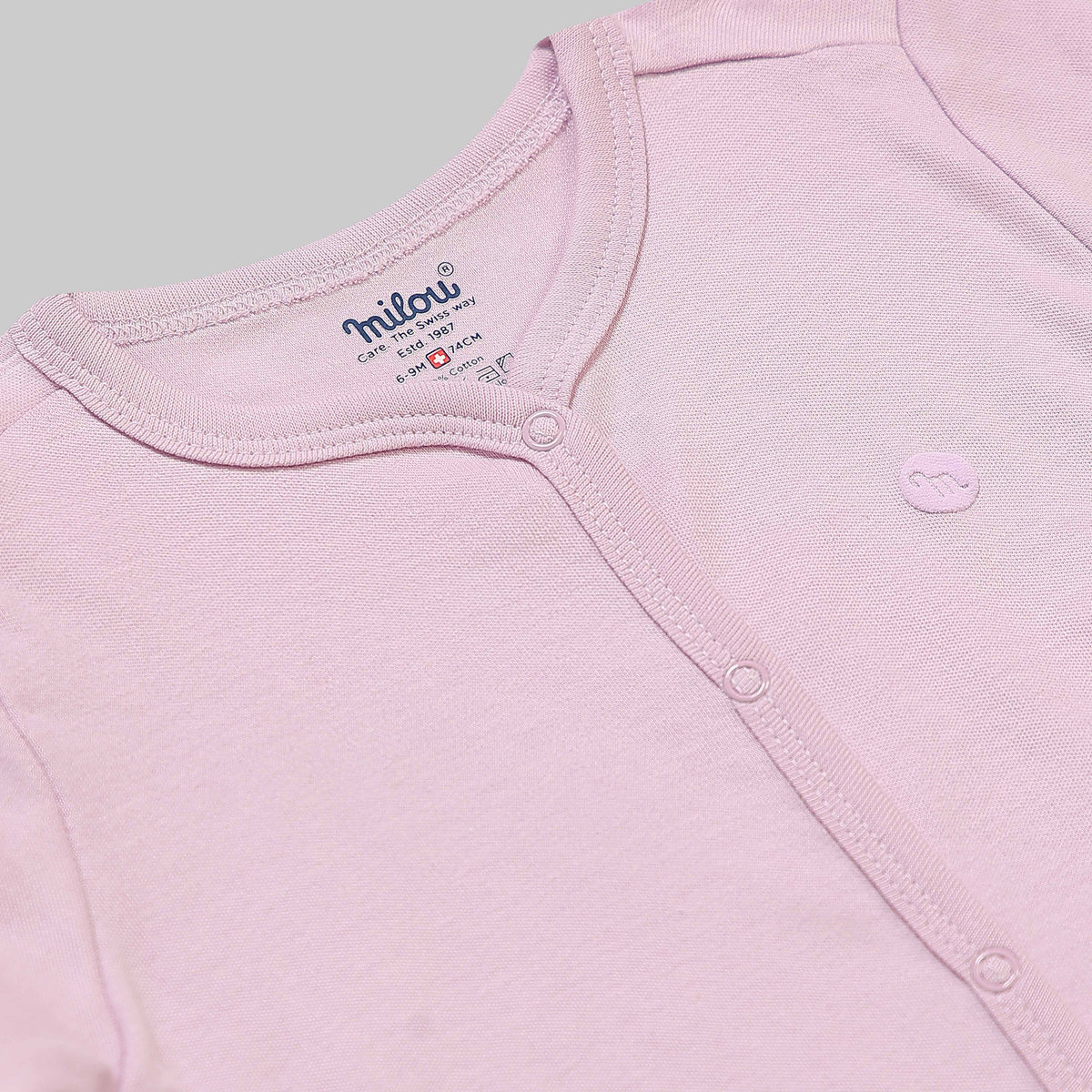 Milou Baby Cotton Footed Sleepsuit - Milou - Care. The Swiss Way Milou - Care. The Swiss Way