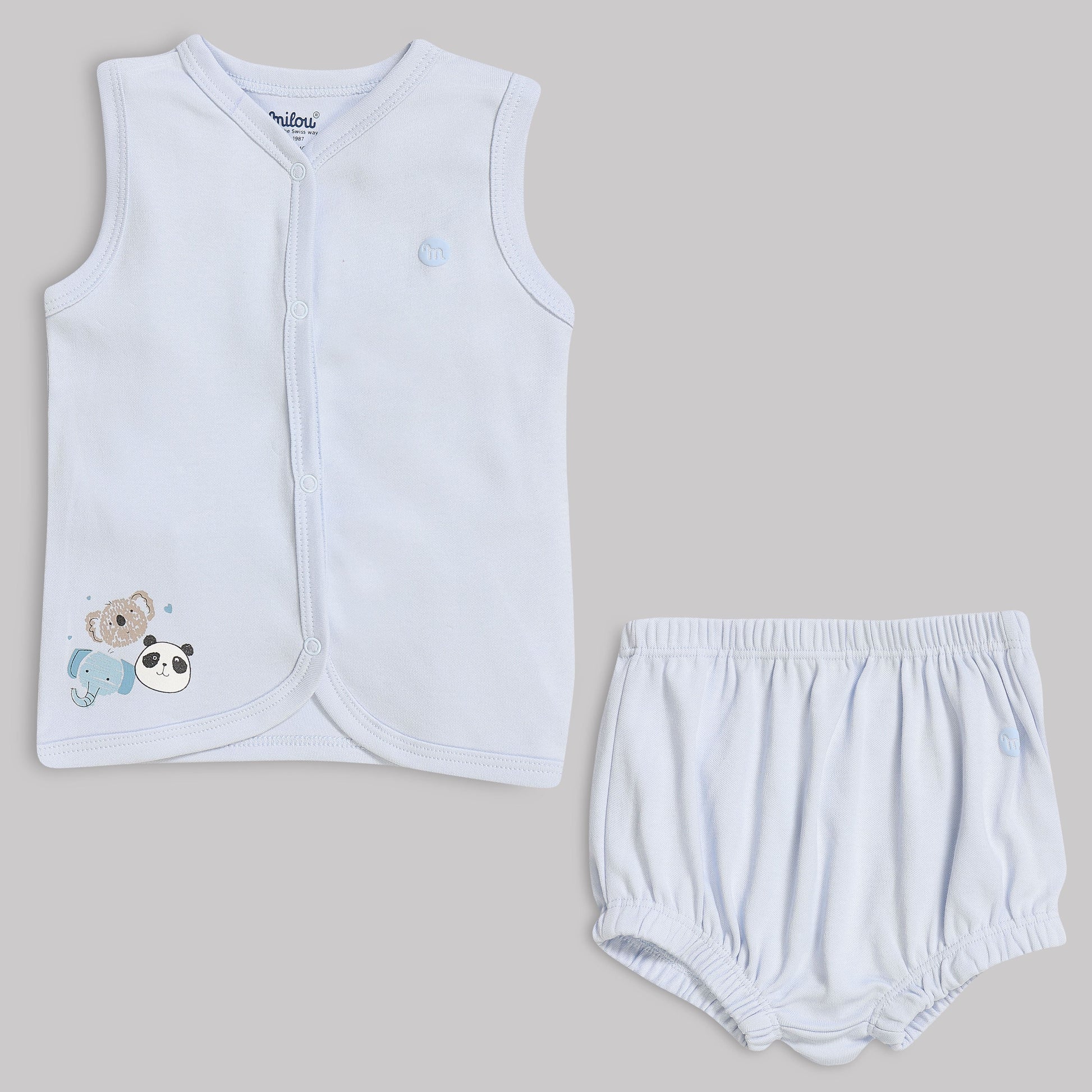 Milou Baby Cotton Jabla with Bloomer - Milou - Care. The Swiss Way Milou - Care. The Swiss Way