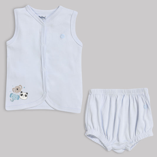 Milou Baby Cotton Jabla with Bloomer - Milou - Care. The Swiss Way