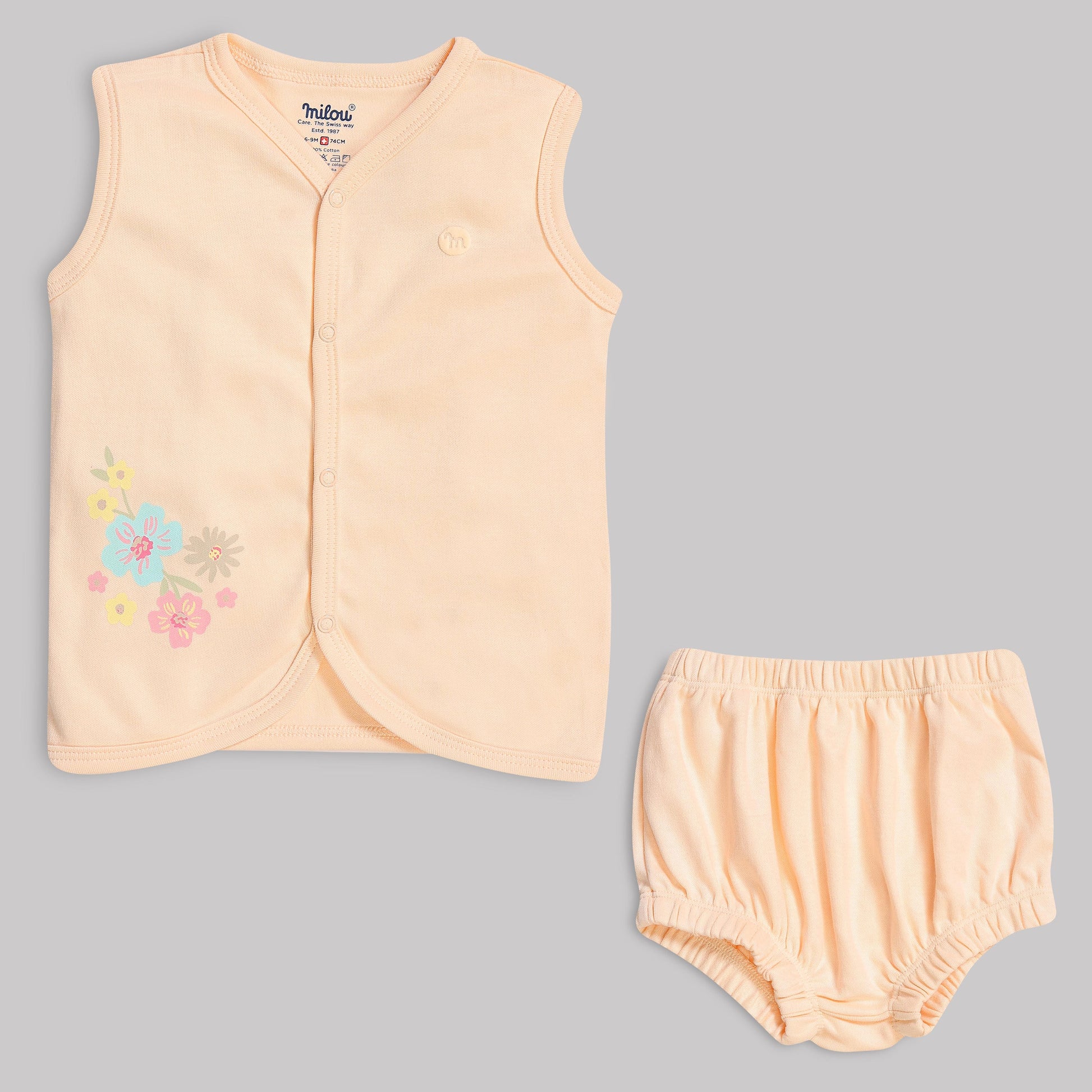 Milou Baby Cotton Jabla with Bloomer - Milou - Care. The Swiss Way Milou - Care. The Swiss Way