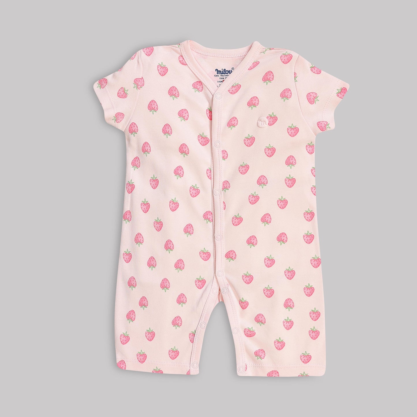 Milou Baby Cotton Short Sleeve Romper Pack of 2 - Milou - Care. The Swiss Way