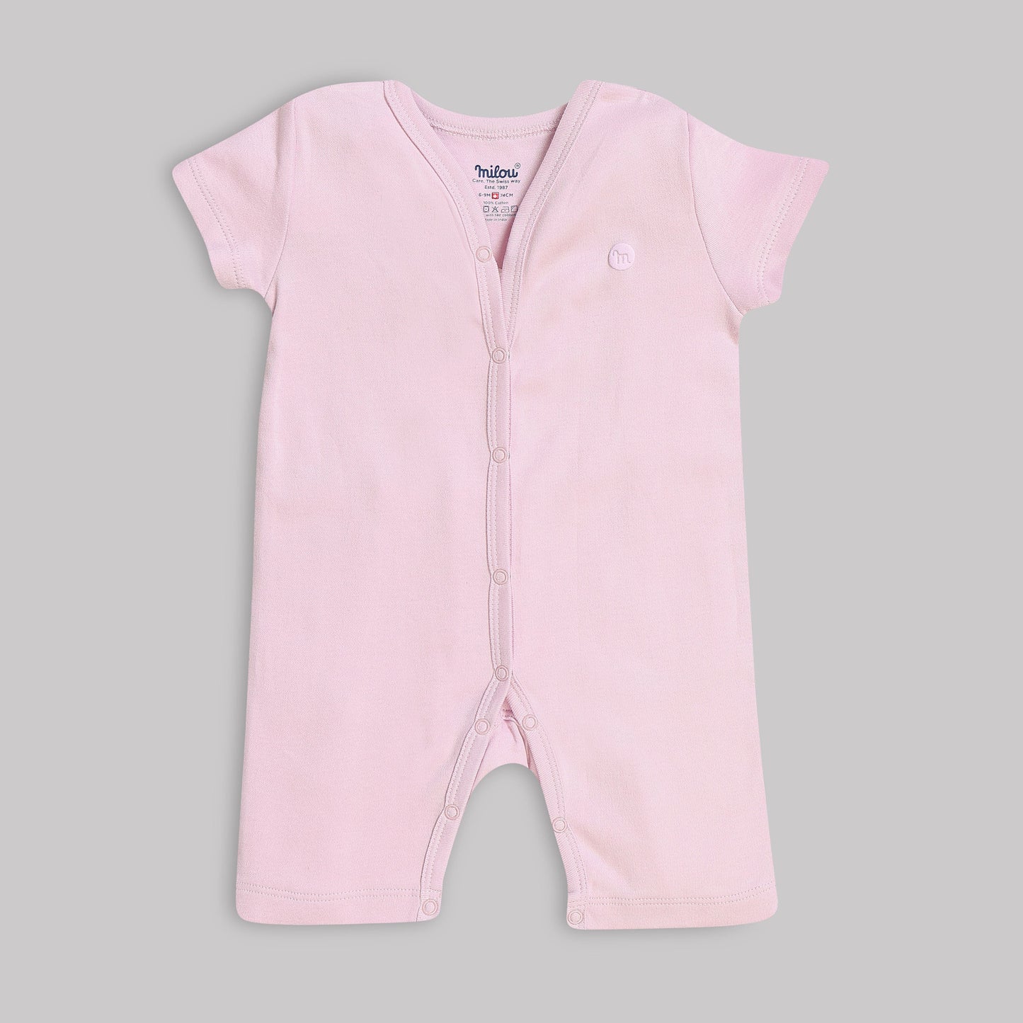 Milou Baby Cotton Short Sleeve Romper Pack of 2 - Milou - Care. The Swiss Way