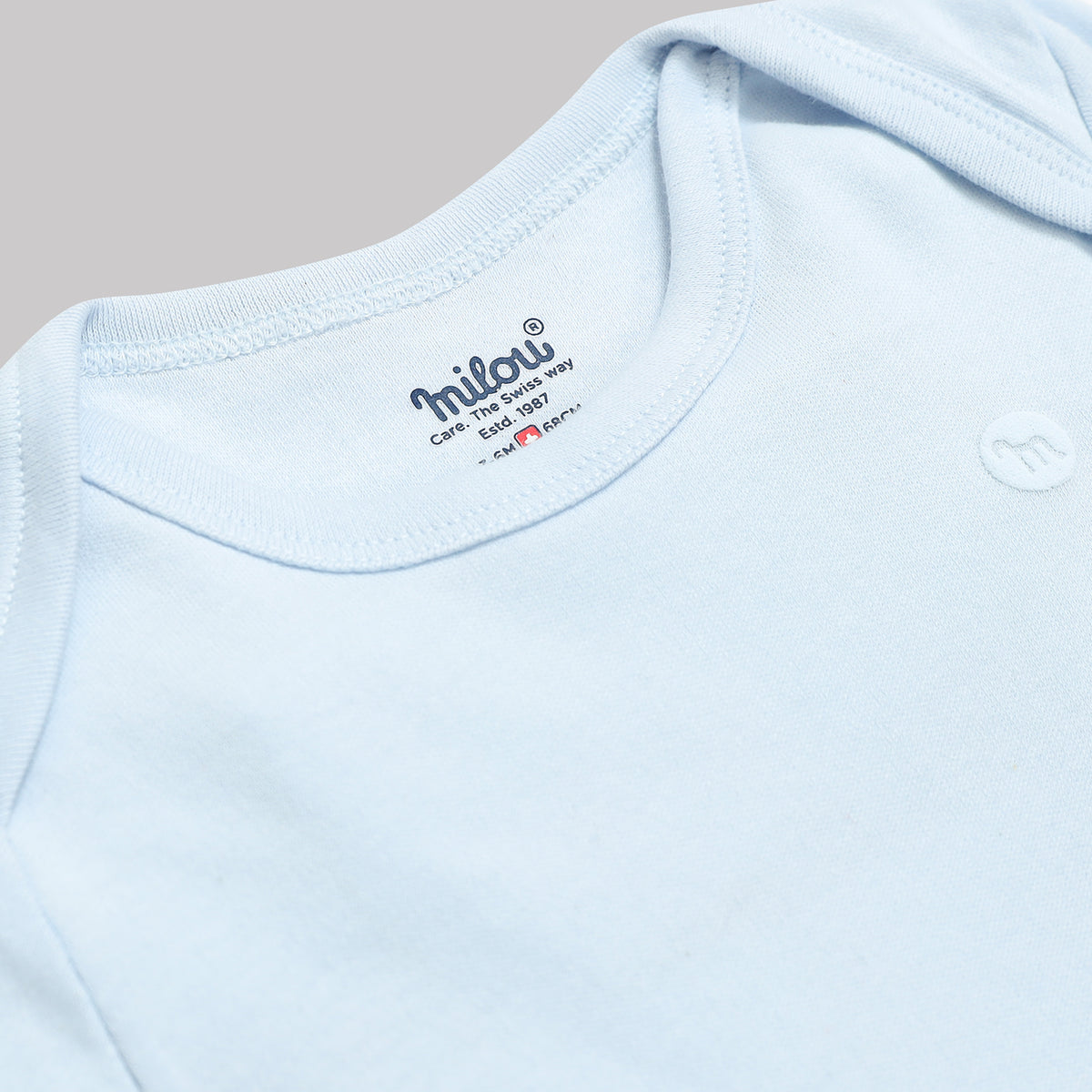 Milou Baby Cotton Short Sleeve Onseie Pack of 3 - Milou - Care. The Swiss Way