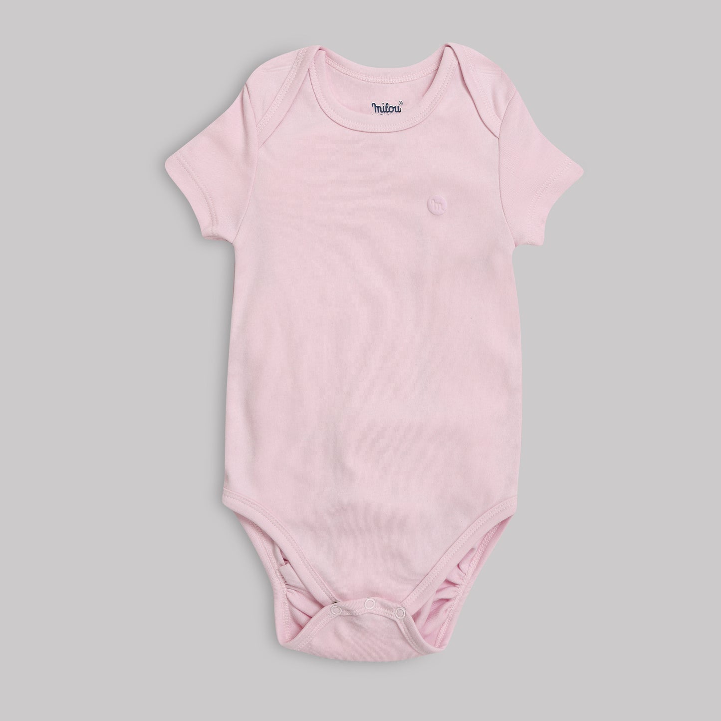 Milou Baby Cotton Short Sleeve Onseie Pack of 3 - Milou - Care. The Swiss Way