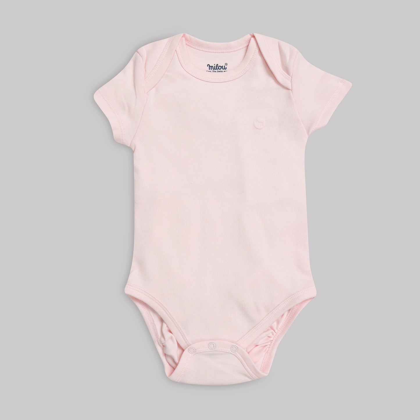 Milou Baby Cotton Short Sleeve Onseie Pack of 3 - Milou - Care. The Swiss Way