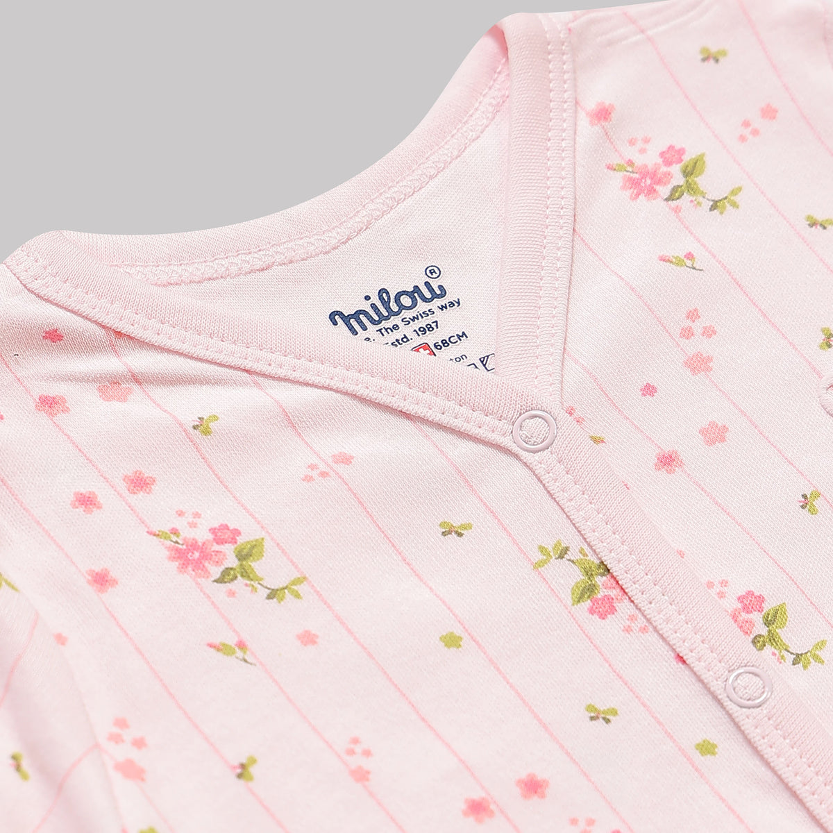 Milou Baby Cotton Sleepsuit - Milou - Care. The Swiss Way Milou - Care. The Swiss Way