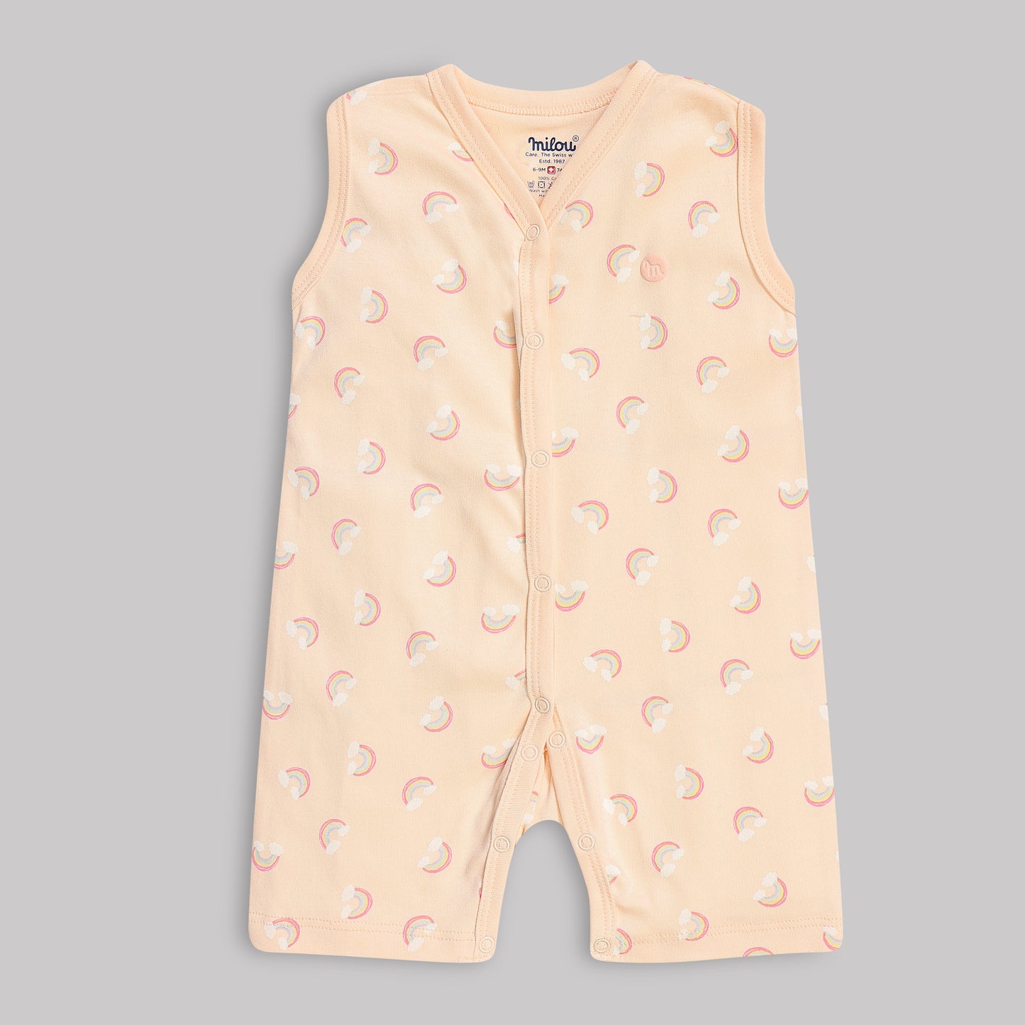 Milou Baby Cotton Sleeveless Romper Pack of 2 - Milou - Care. The Swiss Way