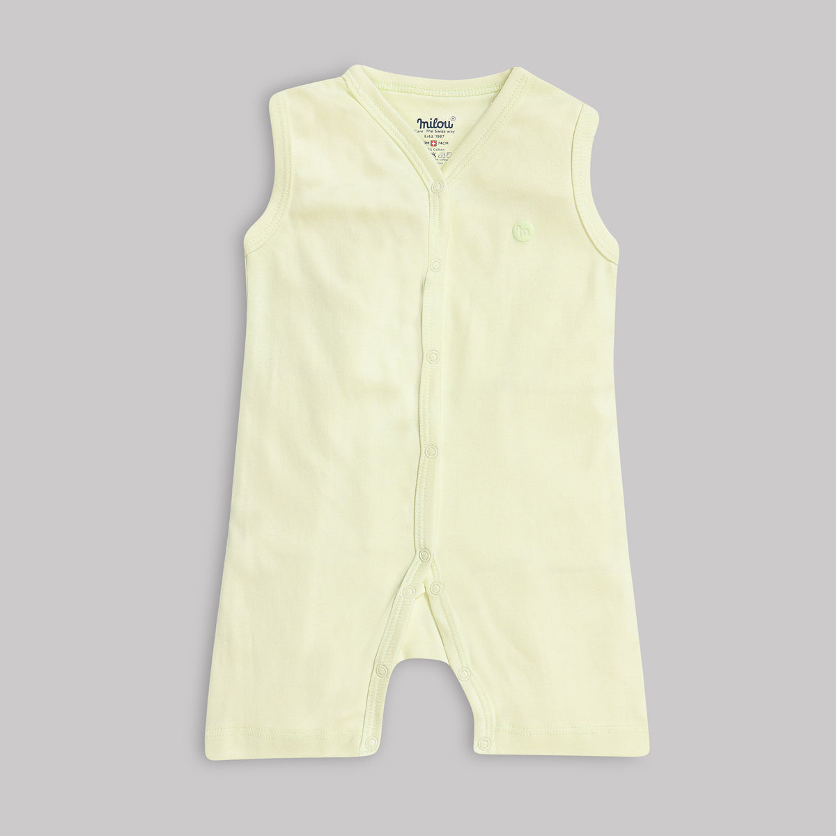 Milou Baby Cotton Sleeveless Romper Pack of 2 - Milou - Care. The Swiss Way Milou - Care. The Swiss Way