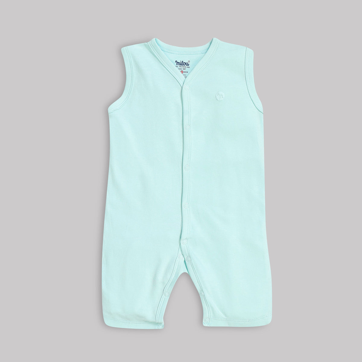 Milou Baby Cotton Sleeveless Romper Pack of 2 - Milou - Care. The Swiss Way Milou - Care. The Swiss Way