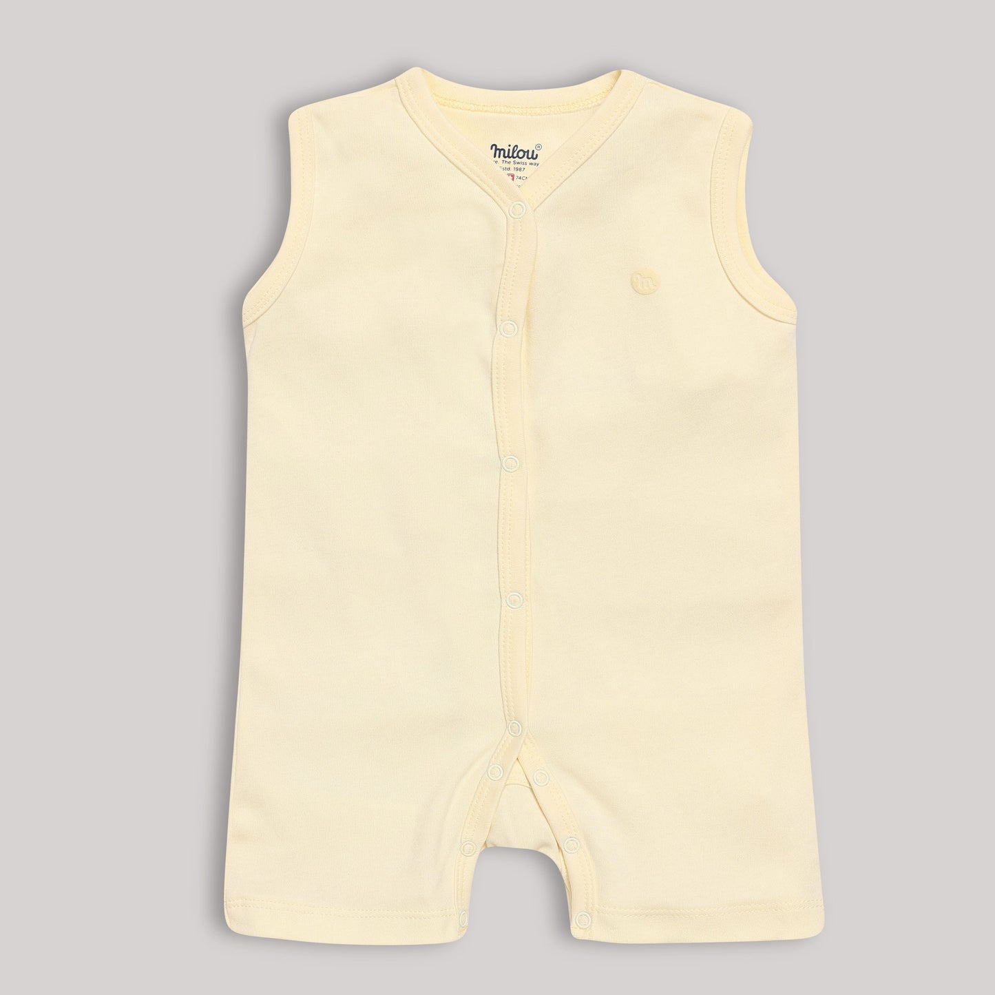 Milou Baby Cotton Sleeveless Romper Pack of 2 - Milou - Care. The Swiss Way