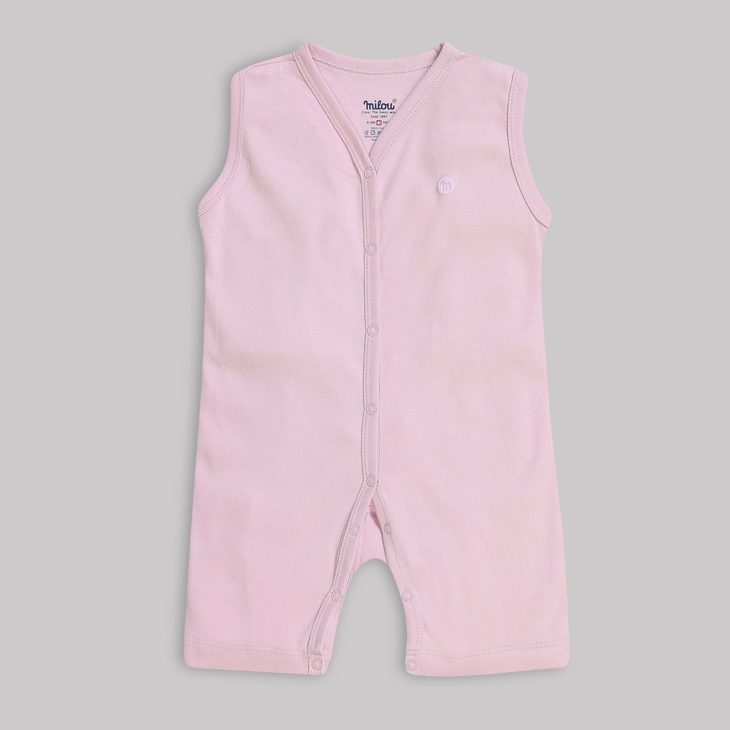 Milou Baby Cotton Sleeveless Romper Pack of 2 - Milou - Care. The Swiss Way