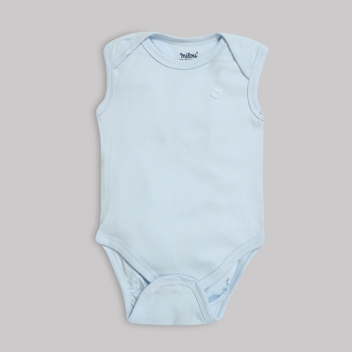 Milou Baby Cotton Sleeveless Onseie Pack of 3 - Milou - Care. The Swiss Way