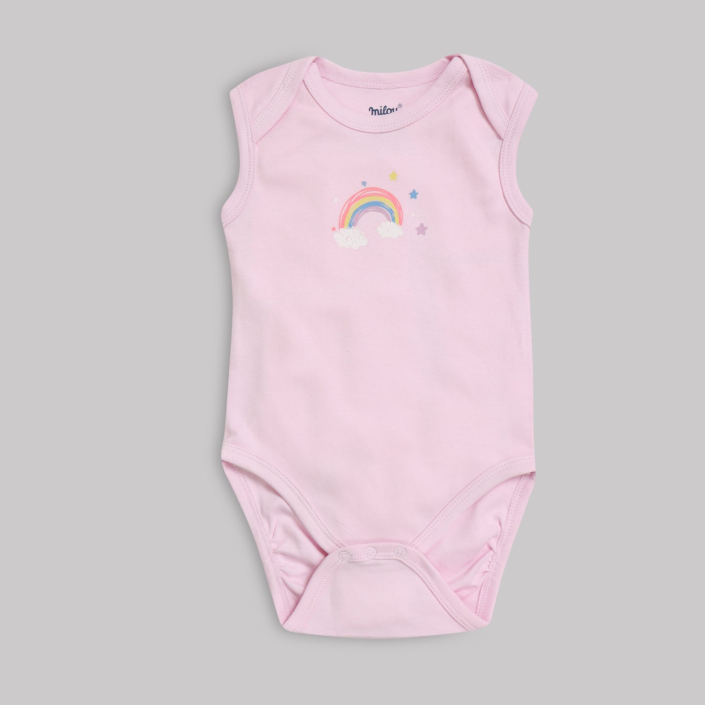 Milou Baby Cotton Sleeveless Onseie Pack of 3 - Milou - Care. The Swiss Way
