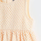 Baby Girls Peach Cotton Dress | Milou Kids - Milou - Care. The Swiss WayDress
