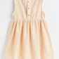 Baby Girls Peach Cotton Dress | Milou Kids - Milou - Care. The Swiss WayDress
