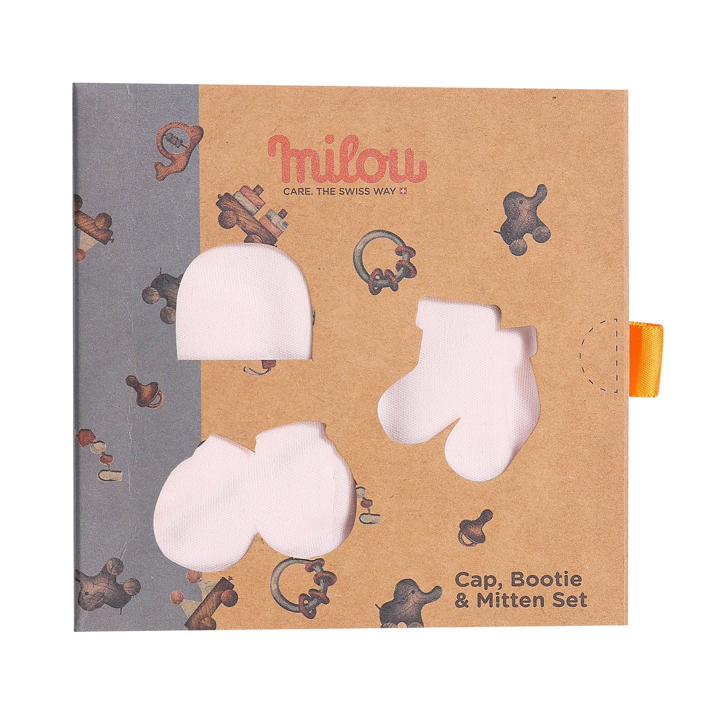 Milou Baby's Cap Bootie Mitten set - Milou - Care. The Swiss Way