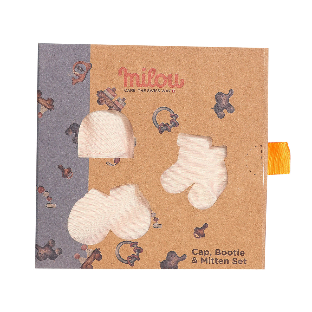 Milou Baby's Cap Bootie Mitten set - Milou - Care. The Swiss Way