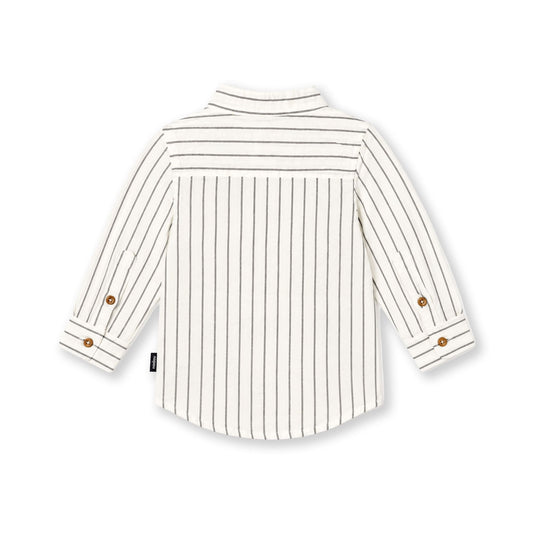 Milou Boys Band Collar L/S Shirt - Milou - Care. The Swiss Way