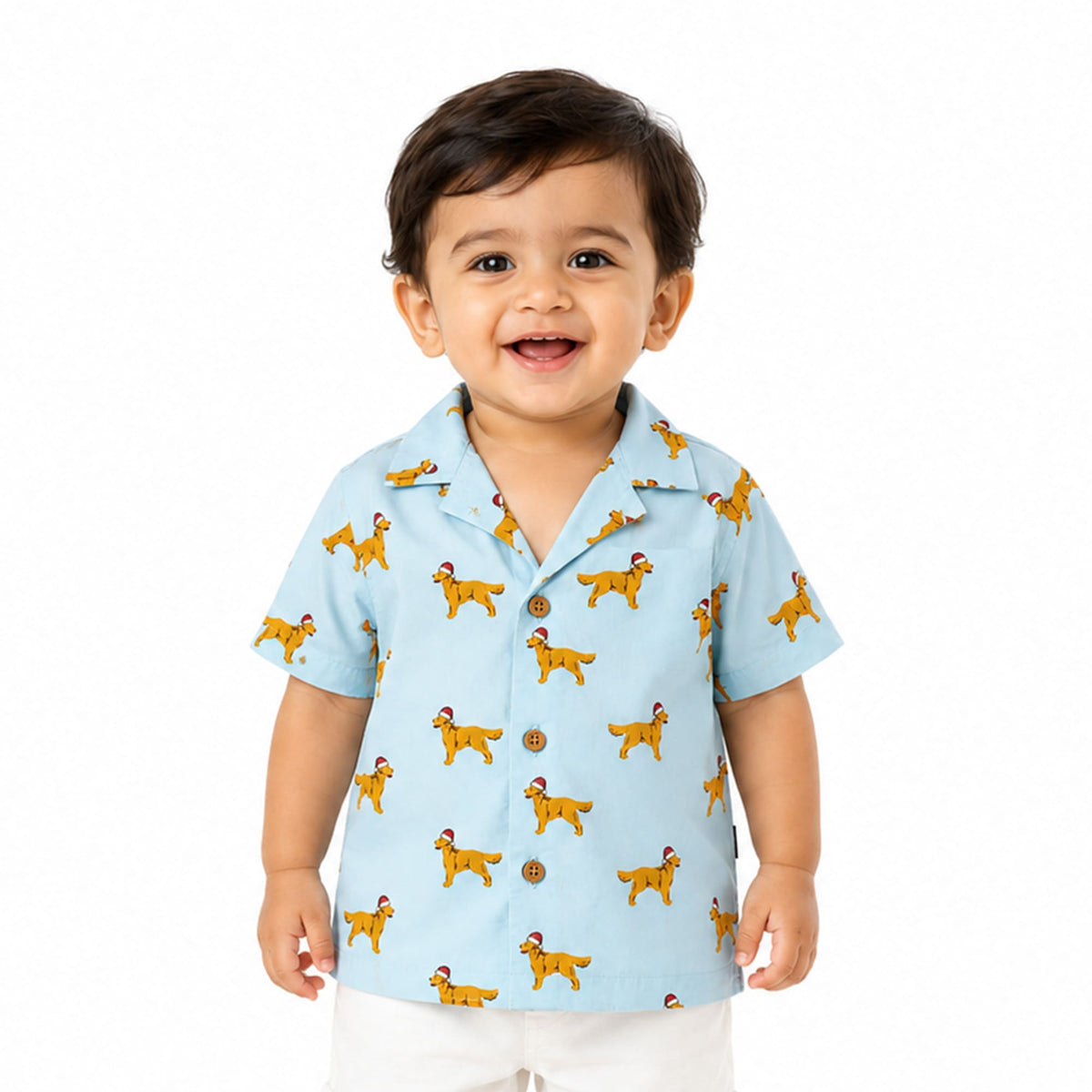 Milou Boys Camp Collar HS Shirt - Milou - Care. The Swiss Way