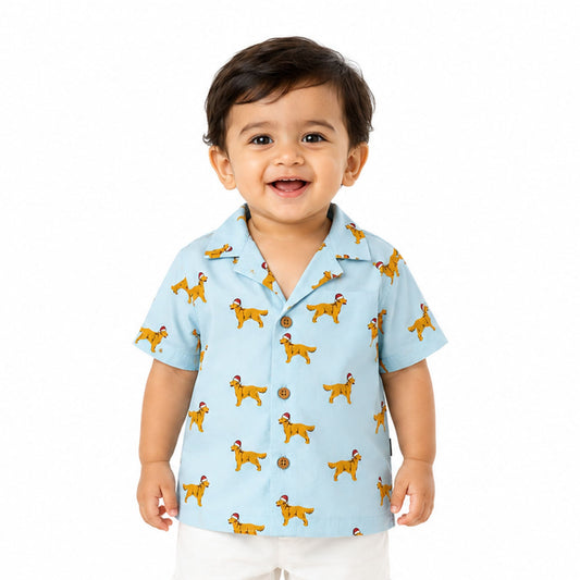 Milou Boys Camp Collar HS Shirt - Milou - Care. The Swiss Way