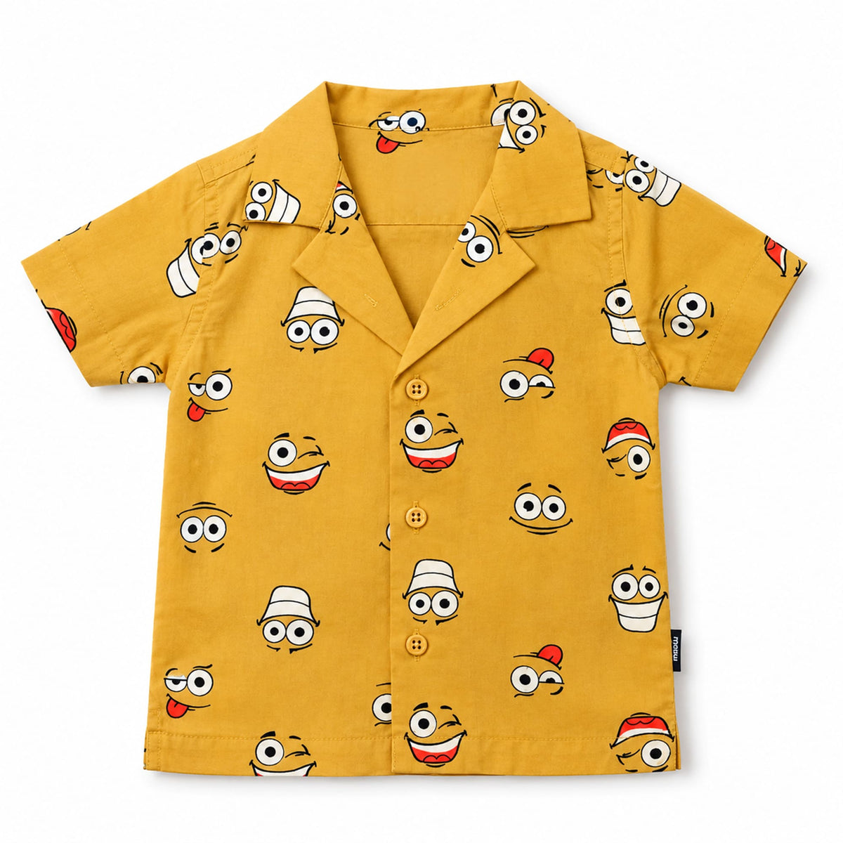 Milou Boys Camp Collar HS Shirt - Milou - Care. The Swiss Way