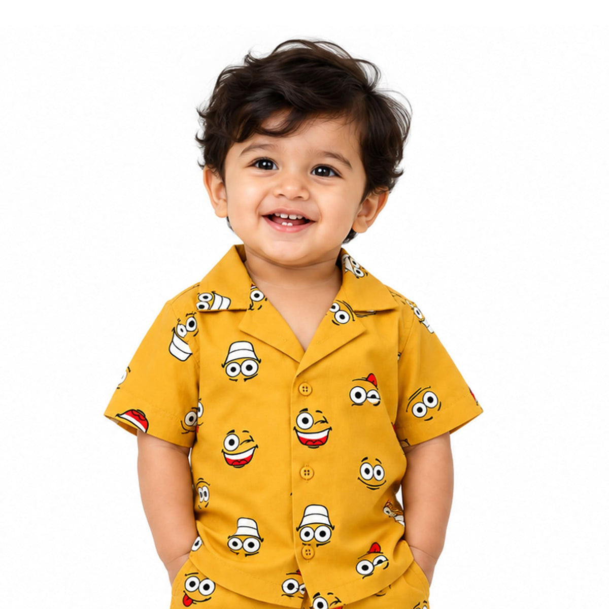 Milou Boys Camp Collar HS Shirt - Milou - Care. The Swiss Way