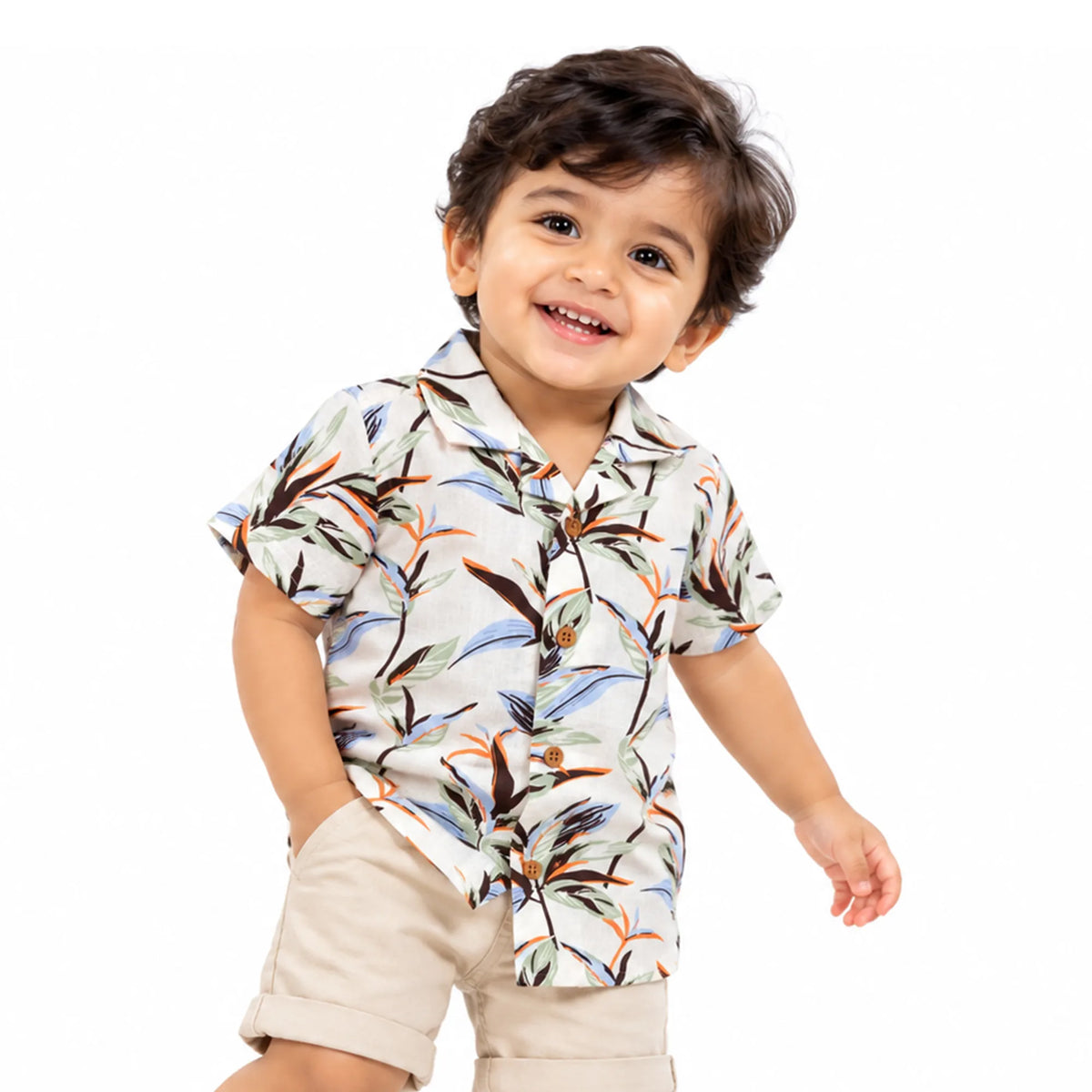 Milou Boys Camp Collar HS Shirt - Milou - Care. The Swiss Way
