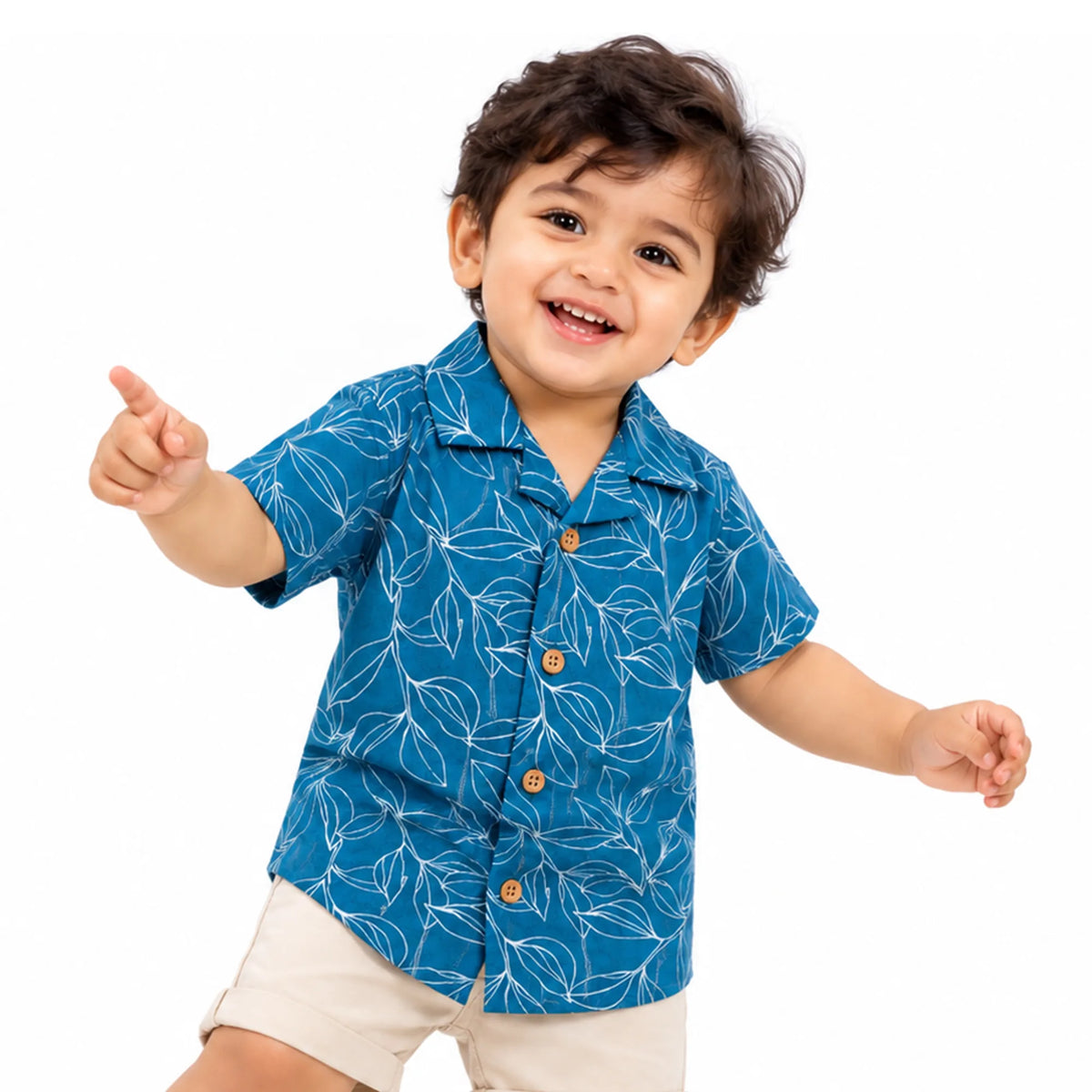 Milou Boys Camp Collar HS Shirt - Milou - Care. The Swiss Way Milou - Care. The Swiss Way