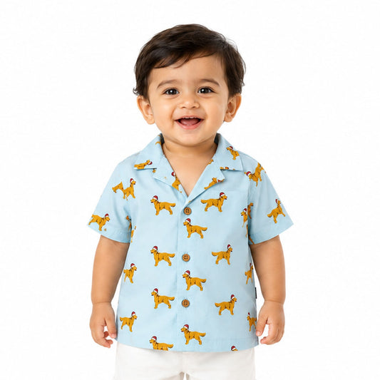 Milou Boys Camp Collar HS Shirt - Milou - Care. The Swiss Way