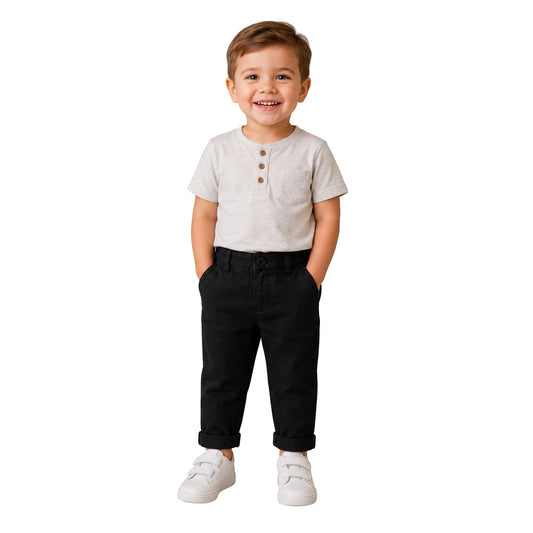 Milou Boys Cotton Twill Chinos - Milou - Care. The Swiss Way