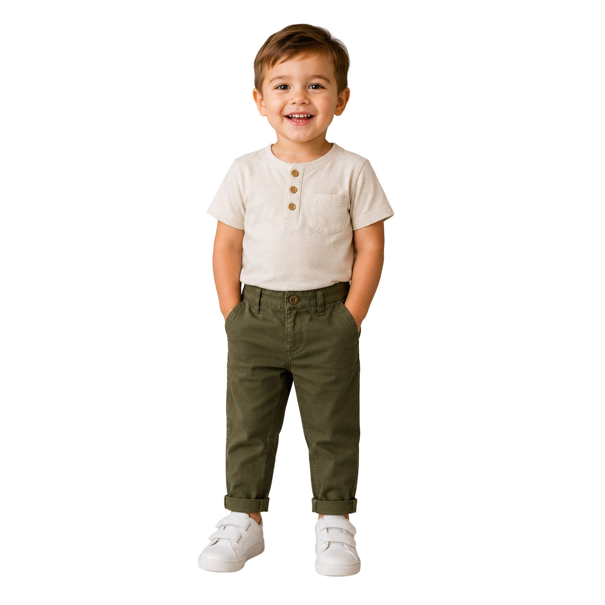 Milou Boys Cotton Twill Chinos - Milou - Care. The Swiss Way