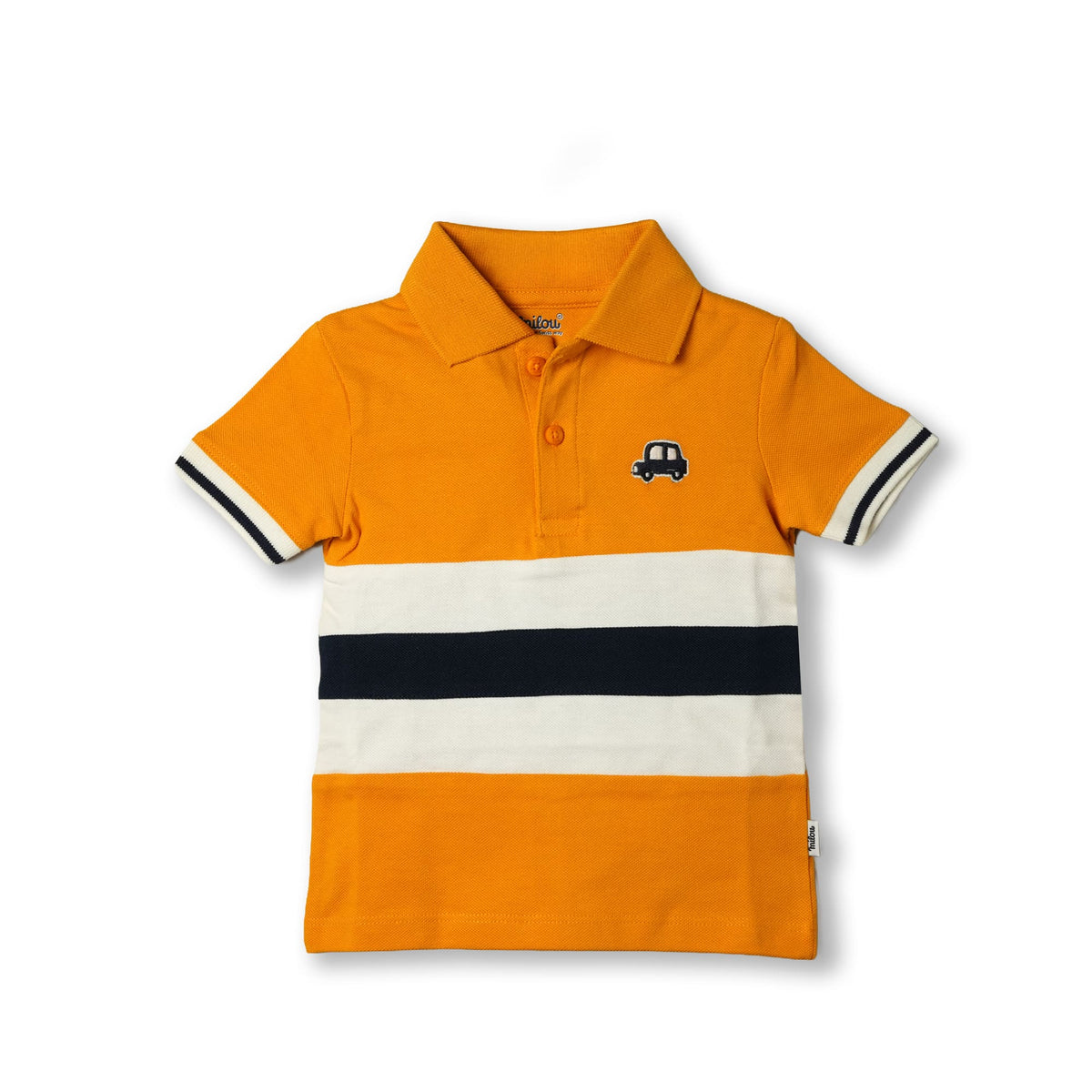 Milou Boys Cut & Sew Polo T-Shirt - Milou - Care. The Swiss Way