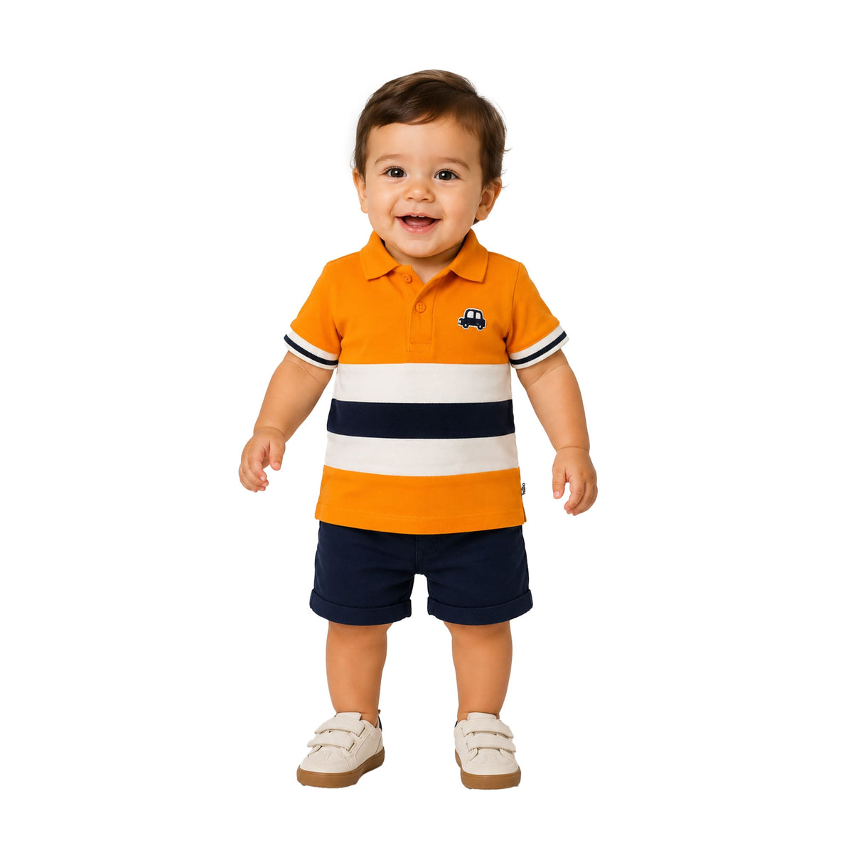 Milou Boys Cut & Sew Polo T-Shirt - Milou - Care. The Swiss Way