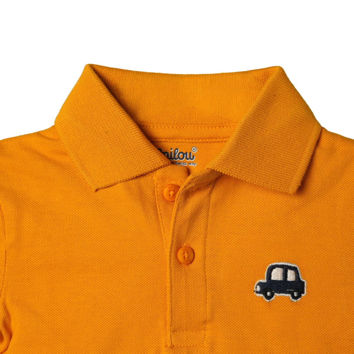 Milou Boys Cut & Sew Polo T-Shirt - Milou - Care. The Swiss Way