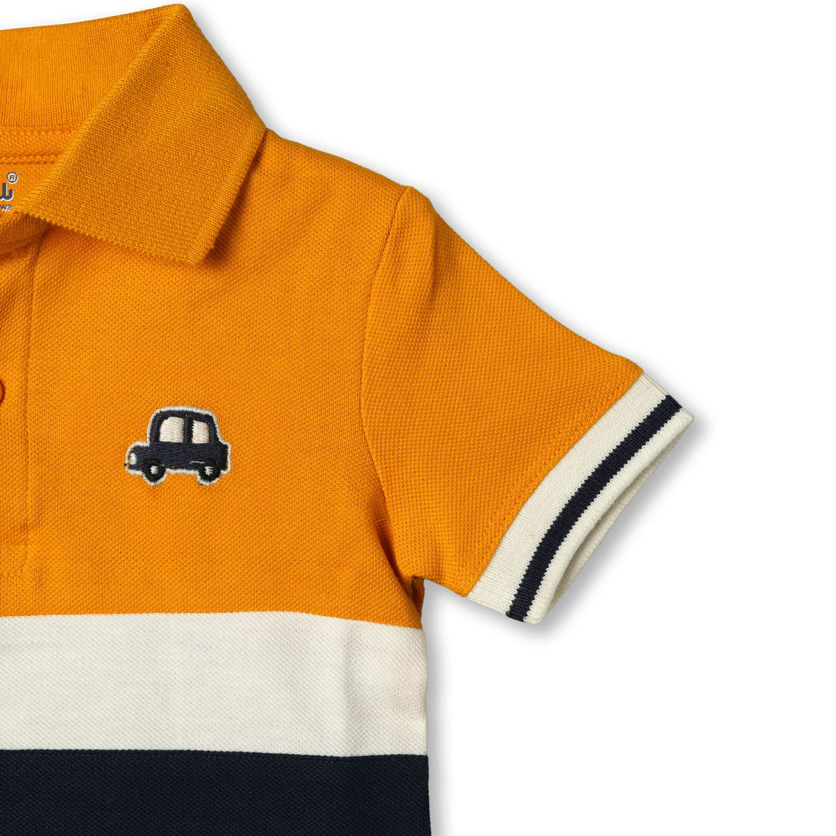 Milou Boys Cut & Sew Polo T-Shirt - Milou - Care. The Swiss Way