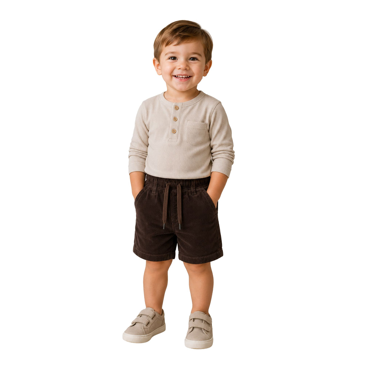 Milou Boys Drawstring Corduroy Shorts - Milou - Care. The Swiss Way Milou - Care. The Swiss Way