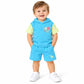 Milou Boys H/S Hooded Tee and Shorts Set - Milou - Care. The Swiss Way