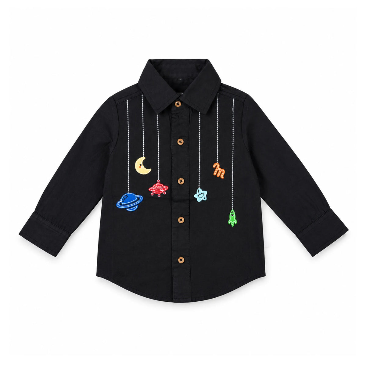Milou Boys L/S Embroidery Shirt - Milou - Care. The Swiss Way Milou - Care. The Swiss Way