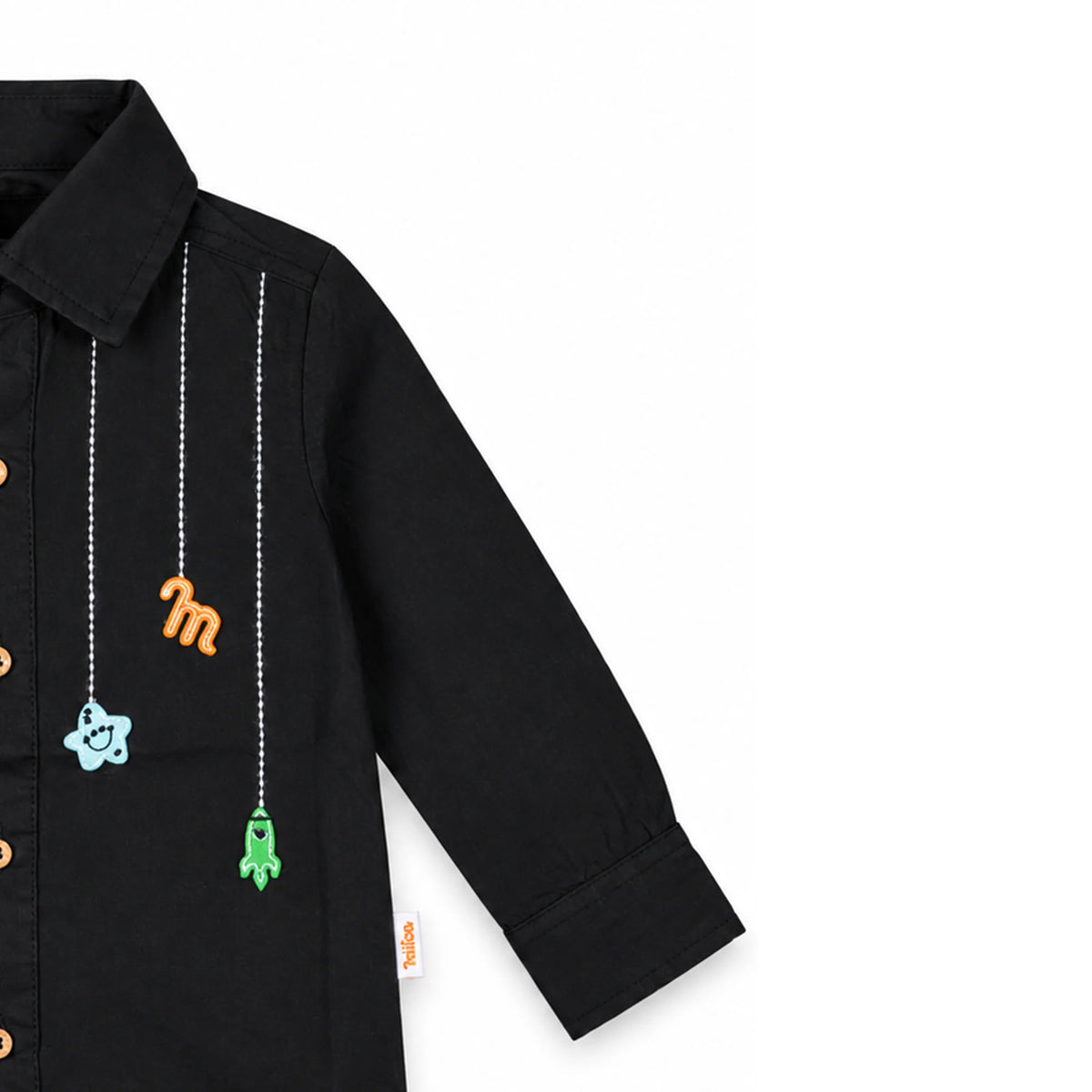Milou Boys L/S Embroidery Shirt - Milou - Care. The Swiss Way