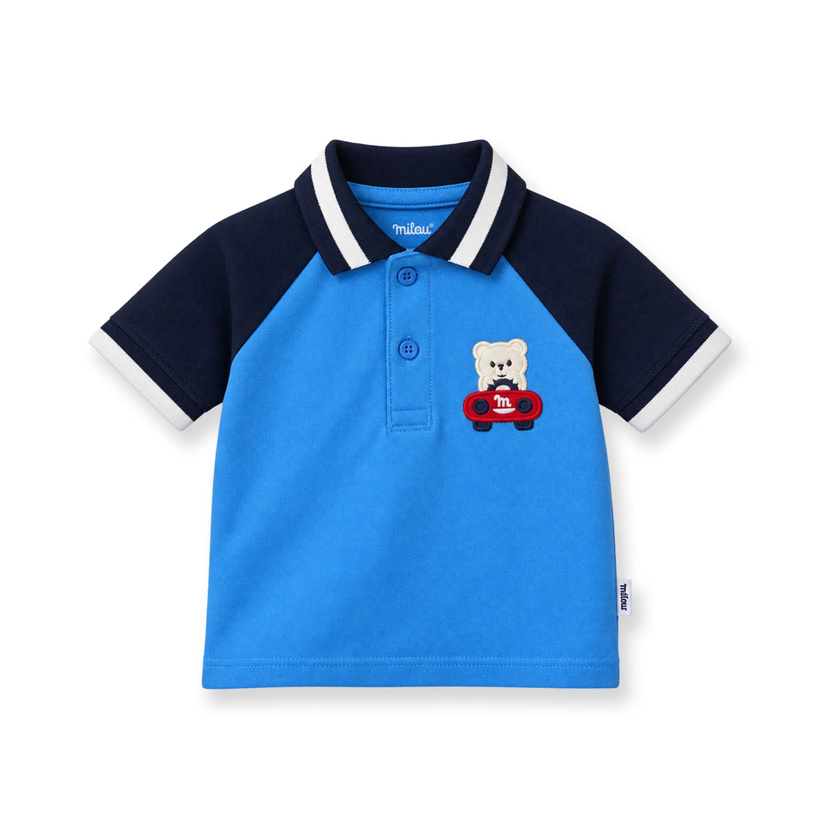 Milou Boys Raglan Sleeve Polo T-Shirt - Milou - Care. The Swiss Way Milou - Care. The Swiss Way