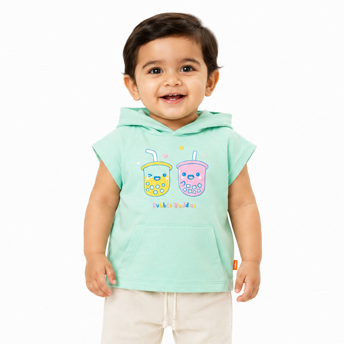 Milou Boys S/L Tee with Hoodie - Milou - Care. The Swiss Way