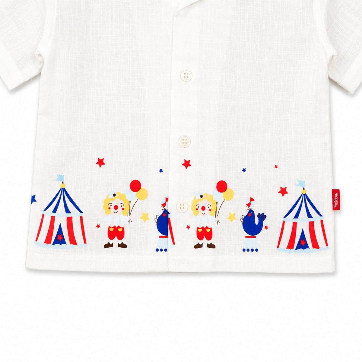 Milou Boys S/S Printed Shirt - Milou - Care. The Swiss Way Milou - Care. The Swiss Way