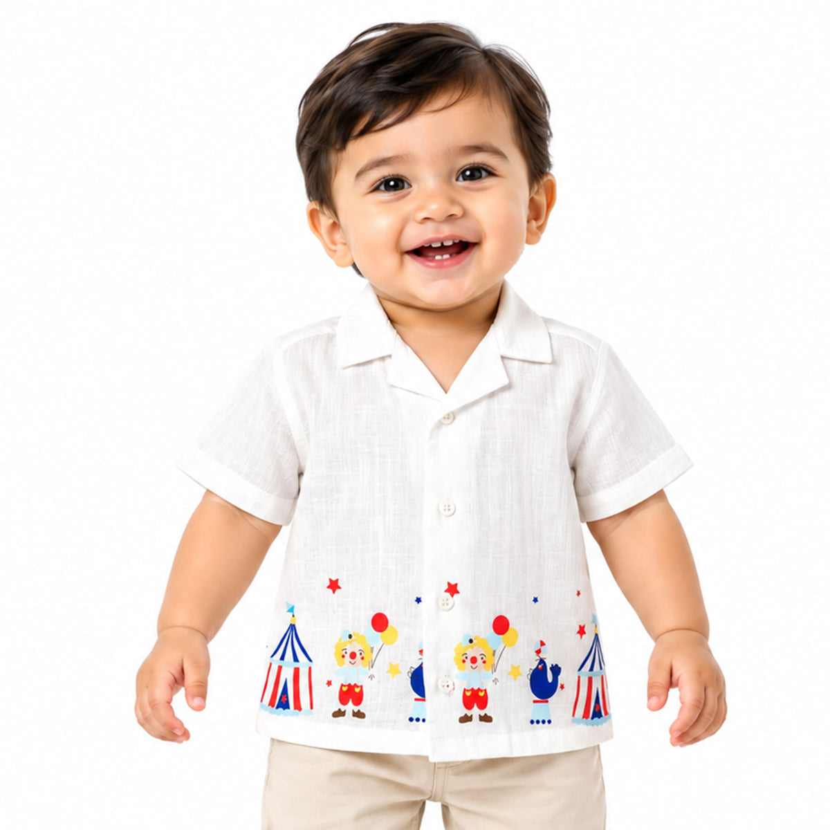 Milou Boys S/S Printed Shirt - Milou - Care. The Swiss Way